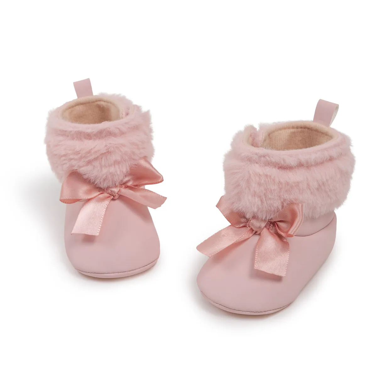 Bottes de neige pour bébé fille doublées chaussures hiver_voghion.com