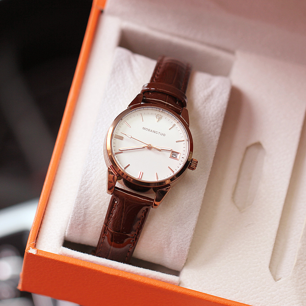 New Fashionable Trendy Women's with Calendar and Running Second Design Quartz Pointer Glow Watch_voghion.com