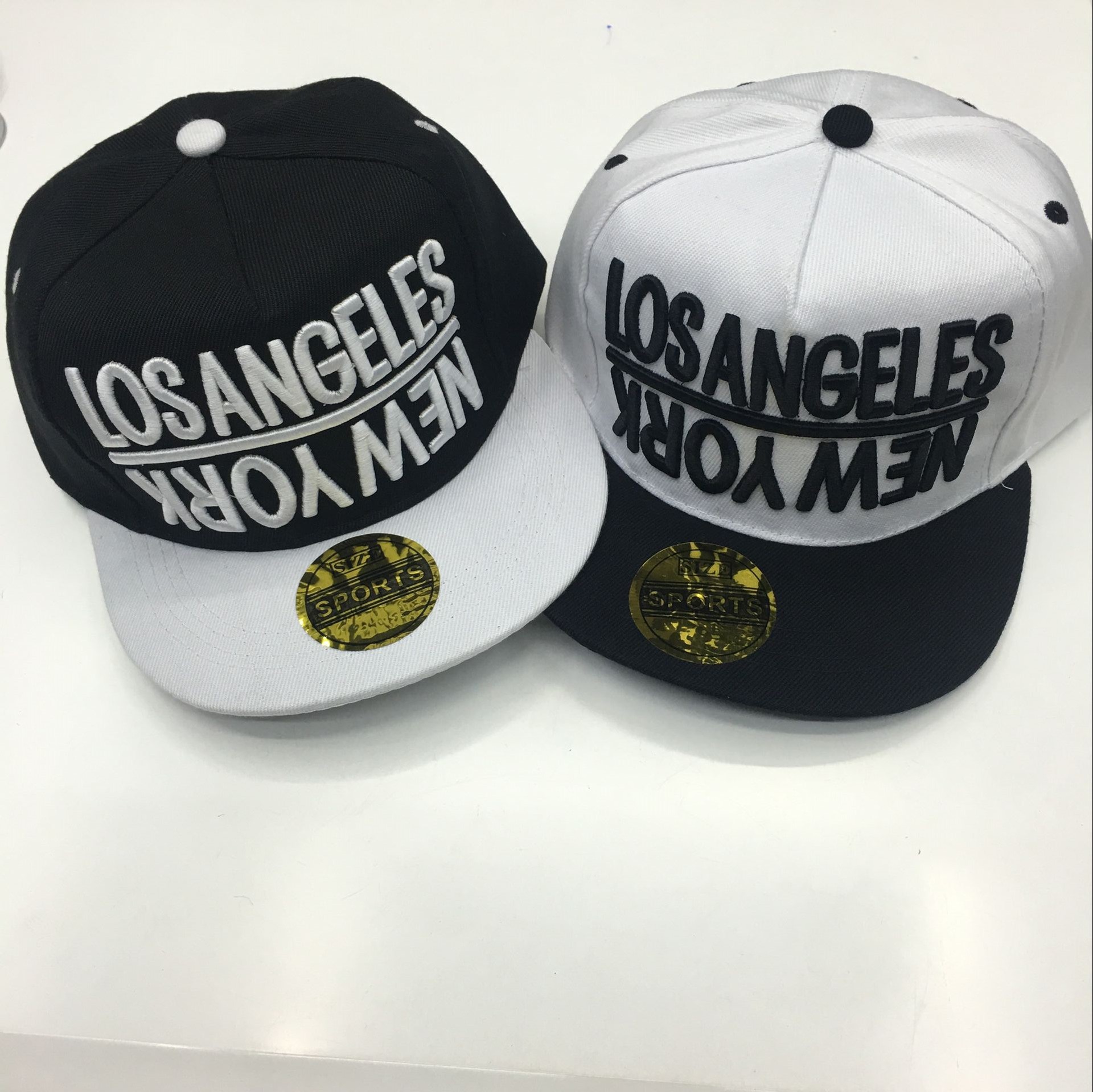 Men's Baseball Cap Embroidered Trendy Flat Brim Sun Protection_voghion.com