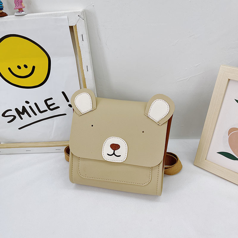 ins nuova borsa per bambini moda versione coreana retrò simpatico orso zaino asilo zaino per bambini_voghion.com