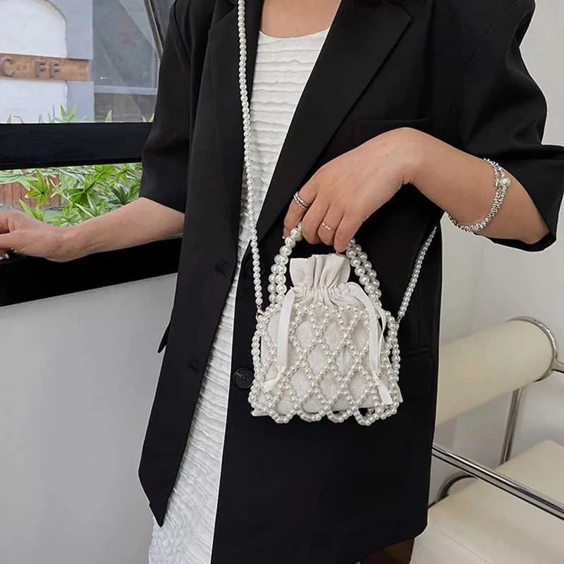 Sacs à bandoulière tissés en perles pour femmes, petit portefeuille, sac à main décontracté, porte-monnaie pour femmes, C241211_voghion.com