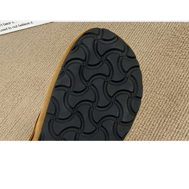 Women's Mary Jane Burkon Toe, Half Slip, Versatile, Single Toe Loafers_voghion.com