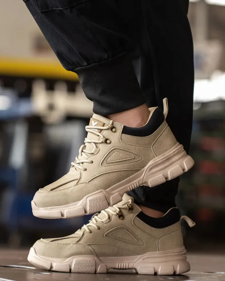 Bottes de travail indivisibles pour hommes, chaussures d'hiver à embout d'acier pour le sport et le transport direct 250402_voghion.com