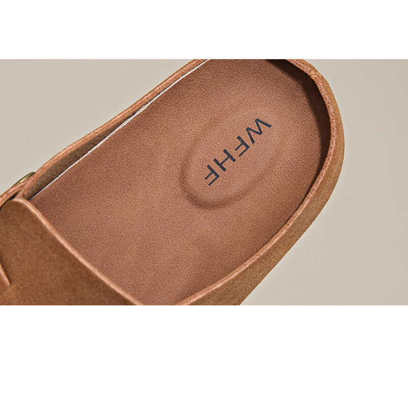 Women's Versatile Belt Buckle Baotou New Fashion Soft Bottom Comfortable Non-slip Drag Slippers_vogvips.com