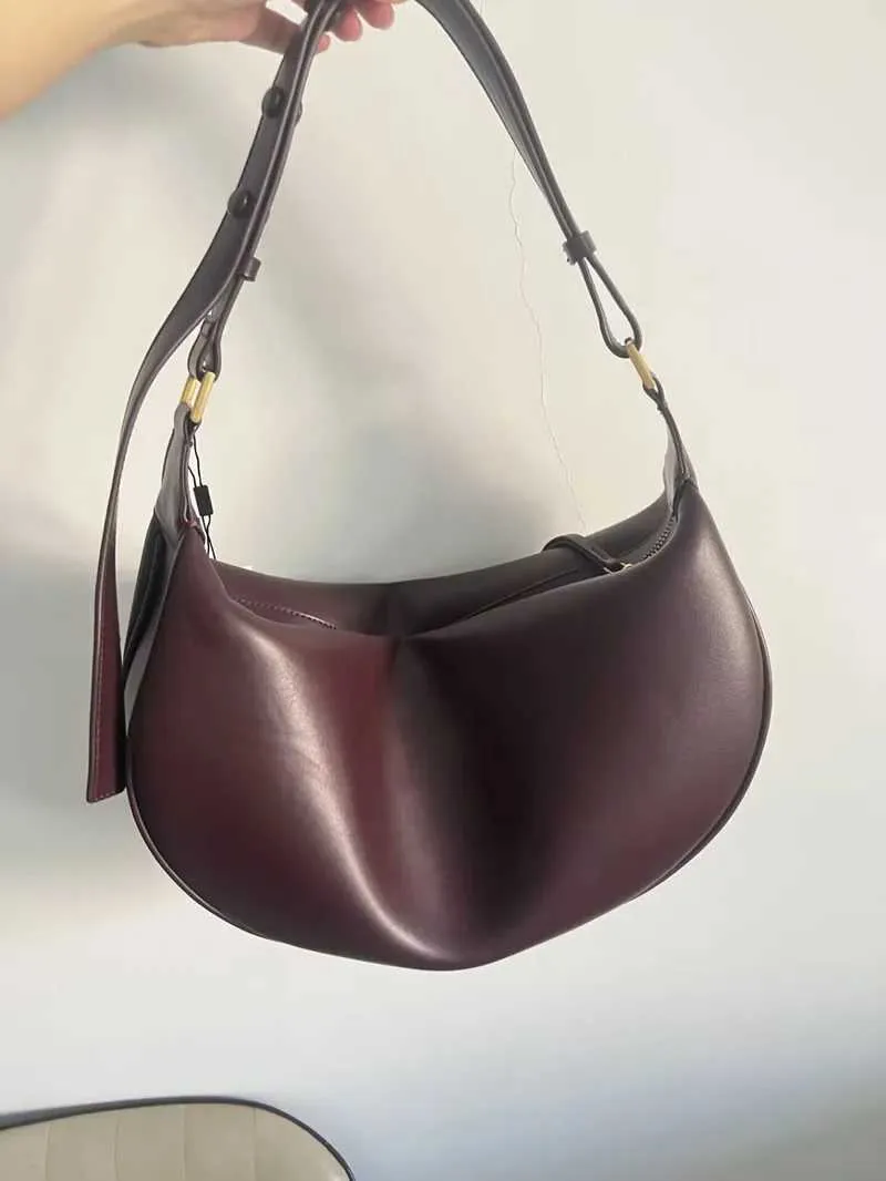 Crescent Armpit Bag For Women Large Capacity Pu Leather Shoulder Bag_voghion.com
