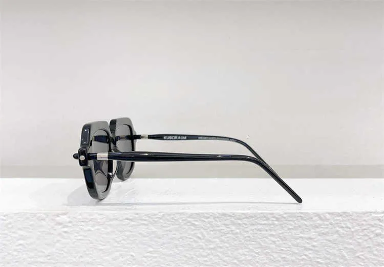 Occhiali da sole firmati Kuboraum, occhiali da sole di alta qualità, nuovi di zecca, con montatura grande, da uomo e da donna, alla moda._voghion.com