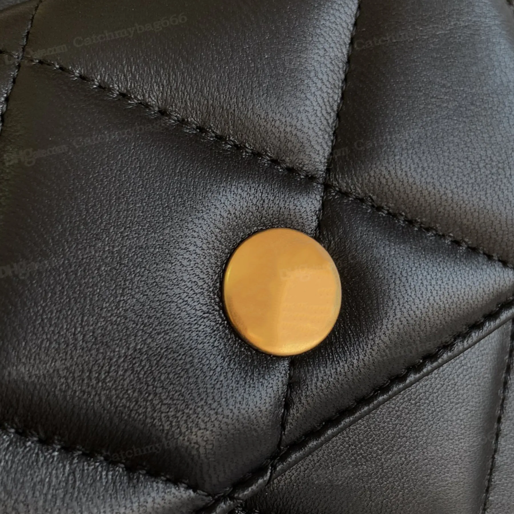 Große Kapazität 10A Kette Bowling Designer Echtleder Goldene Hardware Schulter Reißverschluss Umhängetasche Mode_voghion.com
