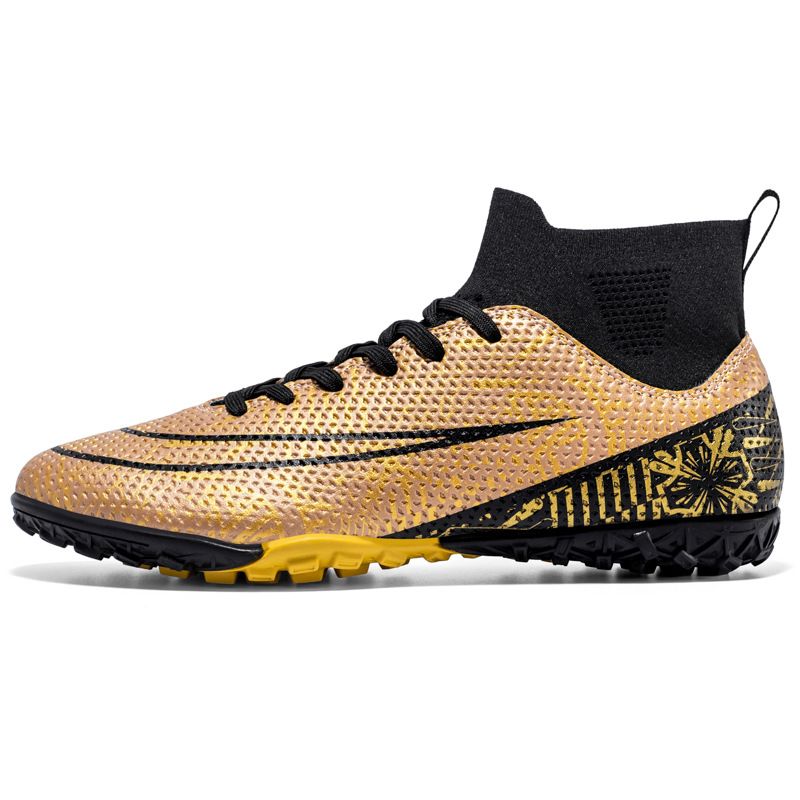 High-Top-verschleißfeste AG Langstapel-Fußballschuhe, TF gebrochene Nägel Kunstrasen Trainings- und Wettkampfschuhe für_voghion.com