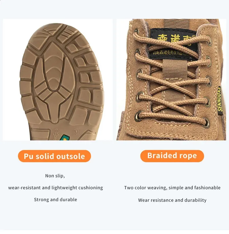 Safety Work Shoes Lightweight Industrial Protection Footwear_voghion.com