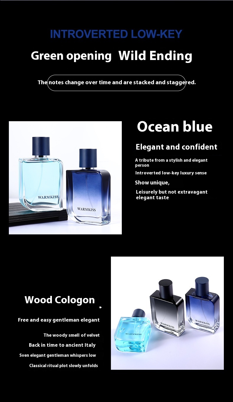 2024 Nowe perfumy Popularne WARMKISS Wanton Cologne Męskie perfumy Mała grupa Świeży zapach Trwały_voghion.com