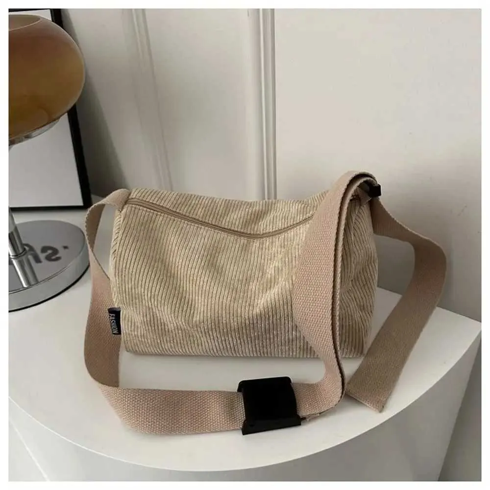 Genți de mână pentru femei, genți de umăr din catifea reiată, culoare solidă, tip messenger, tip crossbody, genți de mână pentru machiaj și ruj, C241216_voghion.com