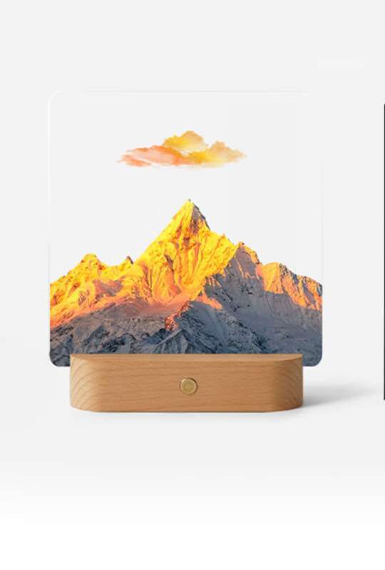 【 4432 People's Collection 】 Rizhao Jinshan Nightlight Atmosphere Light Desktop Ornament With Handheld Box Premium_voghion.com
