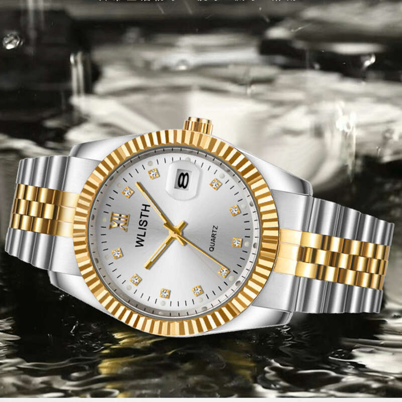 Orologio da uomo alla moda al quarzo impermeabile da donna Wallace Couple_voghion.com