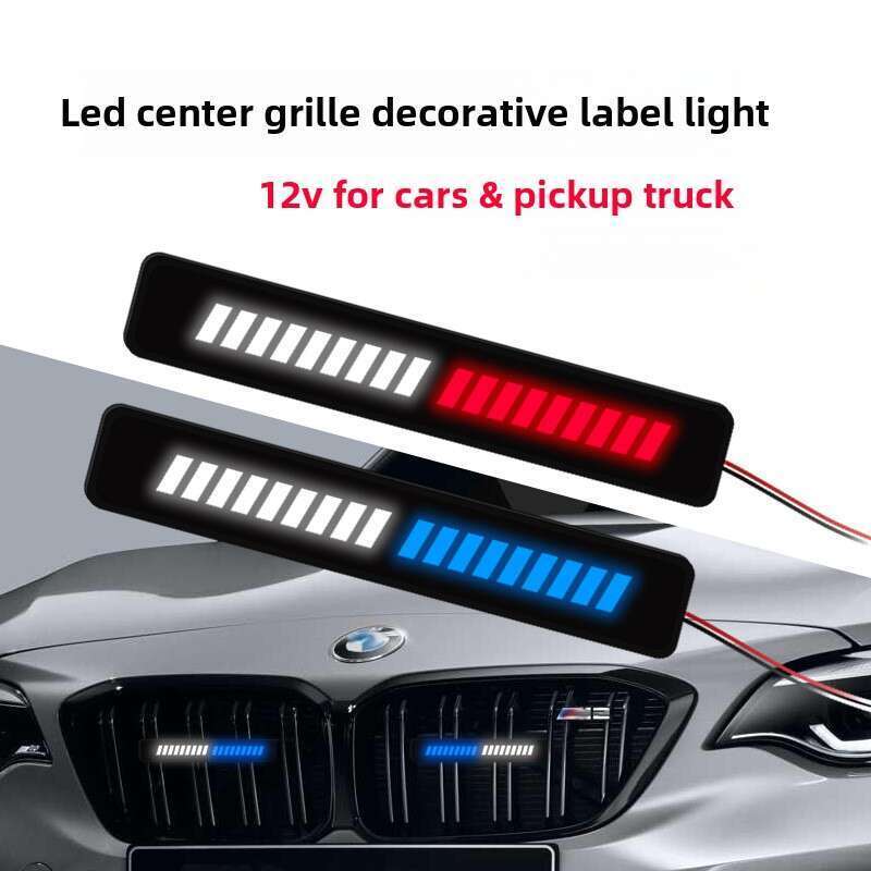 12V 36LED Auto Leuchtender Kühlergrill Limousine Pickup Truck Frontgesicht Tagfahrlicht, Außendekoration, Atmosphäre_voghion.com