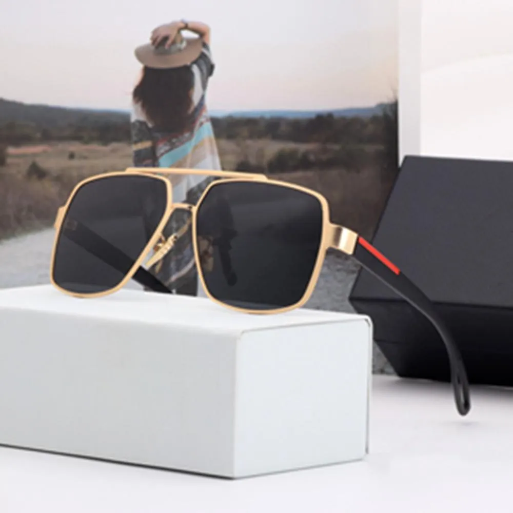 Védőszemüveg Férfi designer napszemüveg Női napszemüveg Bevonatos négyzet alakú keret Márkás retro polarizált napszemüveg Nagyon_voghion.com