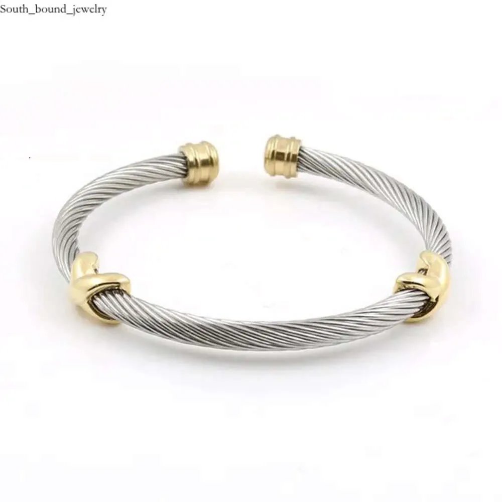 Designer Cuff Bracelet Stainless Steel Classic Charm Jewellery_voghion.com