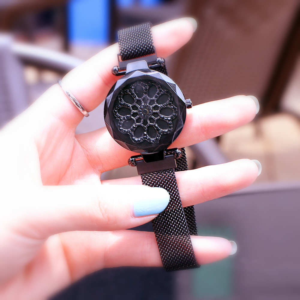 Set di diamanti da donna Counter Fashion, Times Come and Go, maglia magnetica con orologio marea_voghion.com