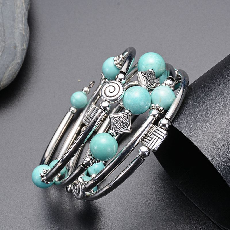 Natürliches Türkis-Wickelarmband_voghion.com