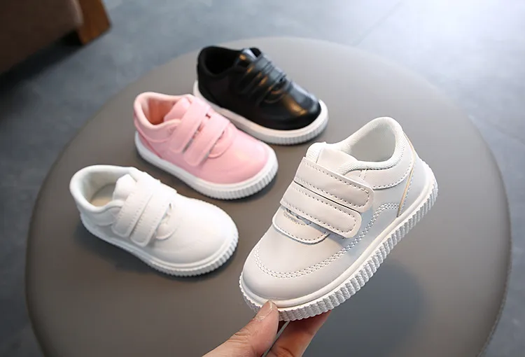 Kids Sneakers Girls Trainers Boys Children Leather White Black School Kidsnest Running Baby Pink Sports Shoes Flexible_voghion.com