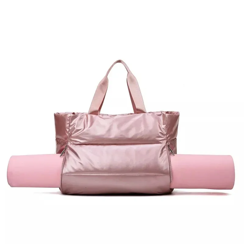 Kapazität Umhängetasche für Frauen wasserdichte Nylon Taschen Space Pad Baumwolle Feder unten große weibliche Tote Handtaschen Winter_voghion.com