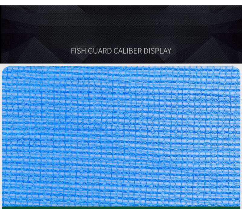 Rede azul, com fecho de pressão, gaiola pequena dobrável de três e cinco camadas para os olhos, rede de secagem ao sol com zíper azul_voghion.com