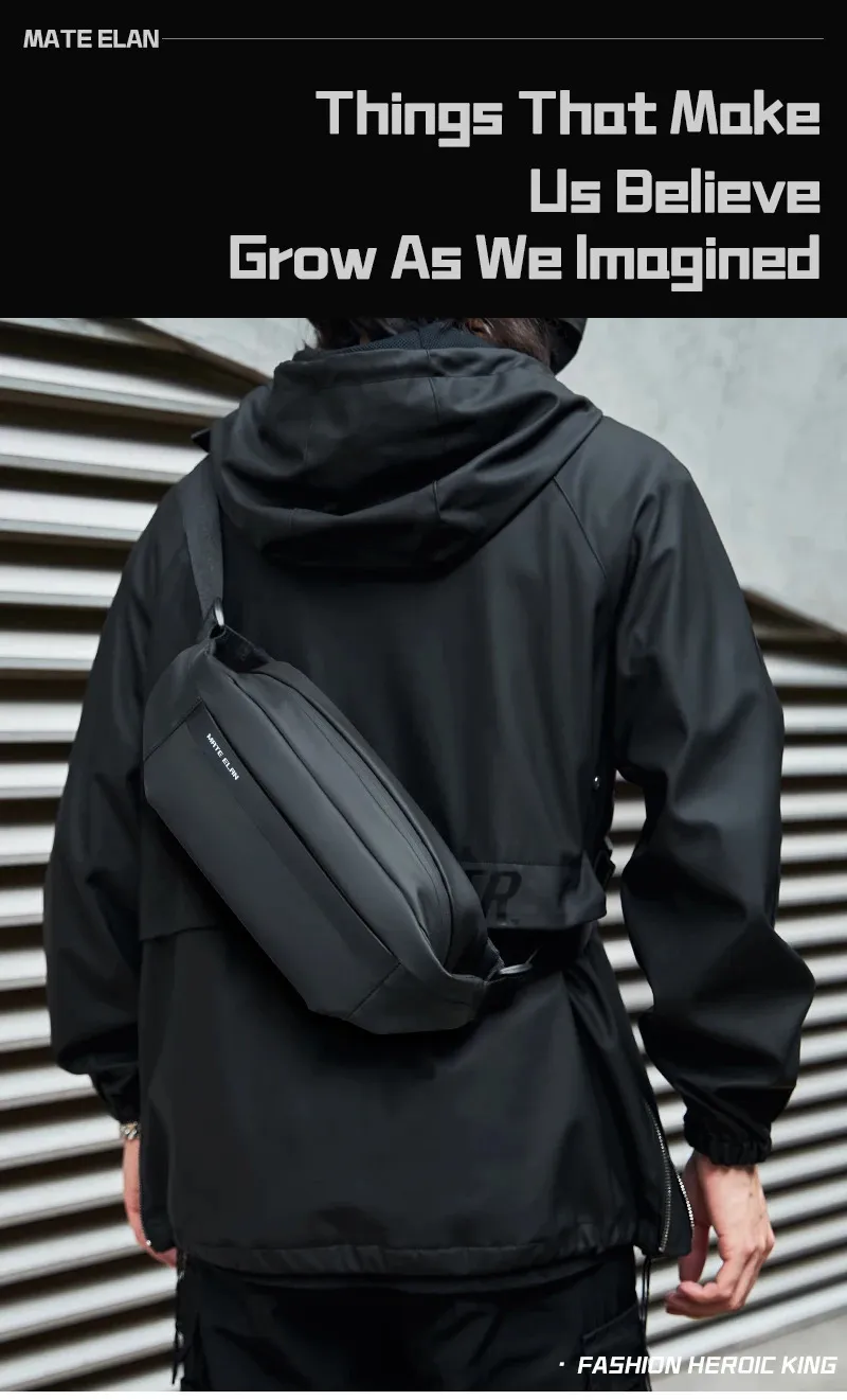 Riñonera hombre impermeable para deporte y viaje_voghion.com