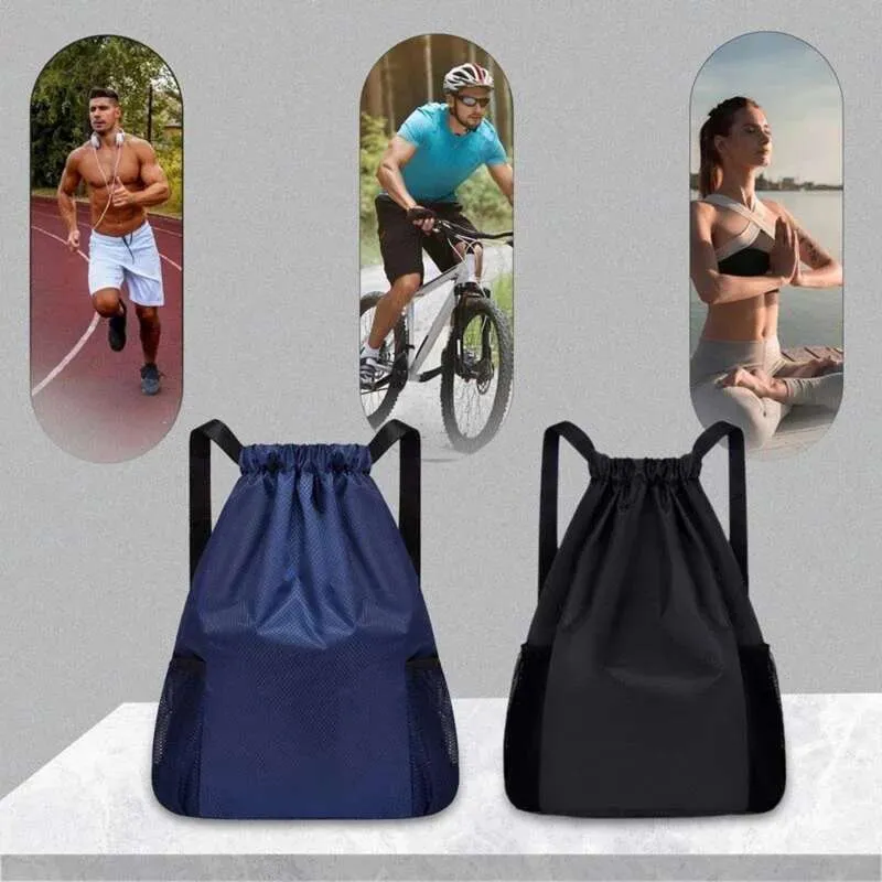 Fiess Travel kültéri sport húzózsinóros hátizsák nagy kapacitású edzőterem úszás strand kosárlabda táska_voghion.com