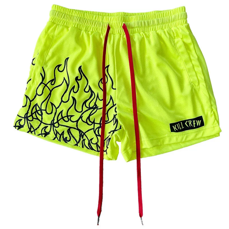 Successful Man Men's Basic Crewly Short Men Casual Mesh Breathable Basketball Running Quick-Drying Kill Crewliness_voghion.com