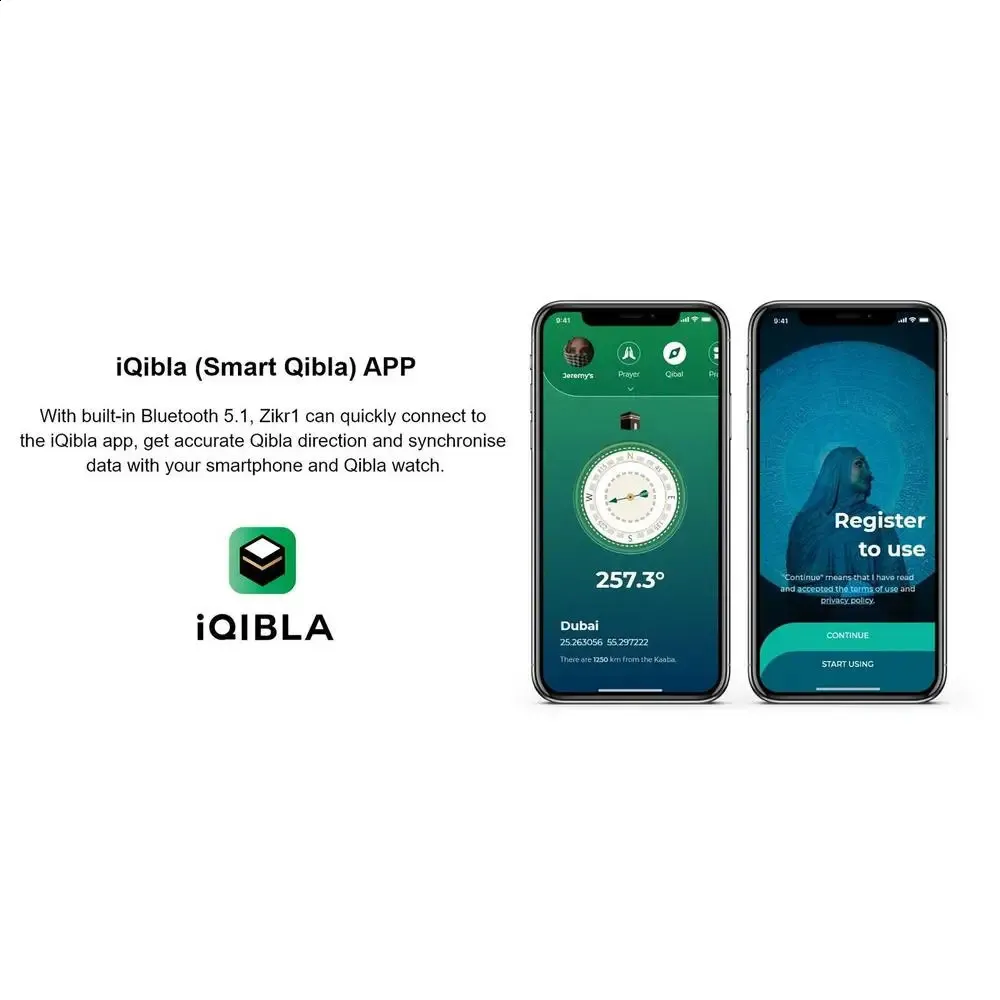 Smart Tasbih-tæller til muslimer Zikr Digital Tasbeeh 5 bønnetidsvibrationspåmindelse Elektronisk rosenkransring_voghion.com