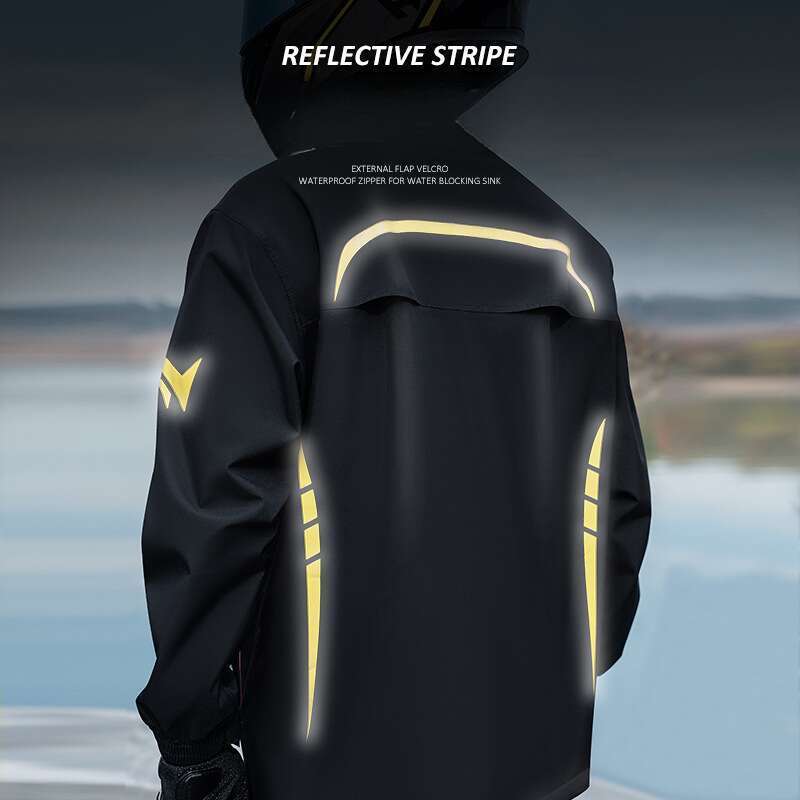Raincoat Riding Set Motorcycle Split Type Raincoat Rain Pants Anti Riot Reflective Long Fishing Men's Thick Women's_voghion.com