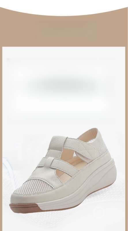 Sandali da mamma, da donna, con suola morbida e perforata, antiscivolo, per mezza età e anziani_voghion.com