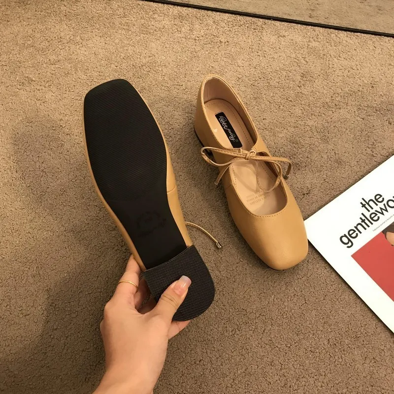 Dress Bailamos Casual Flats Comfortable Soft Boat Loafers Ballerina Shallow Round Toe Ballet Flat Shoes Women Slip On_voghion.com