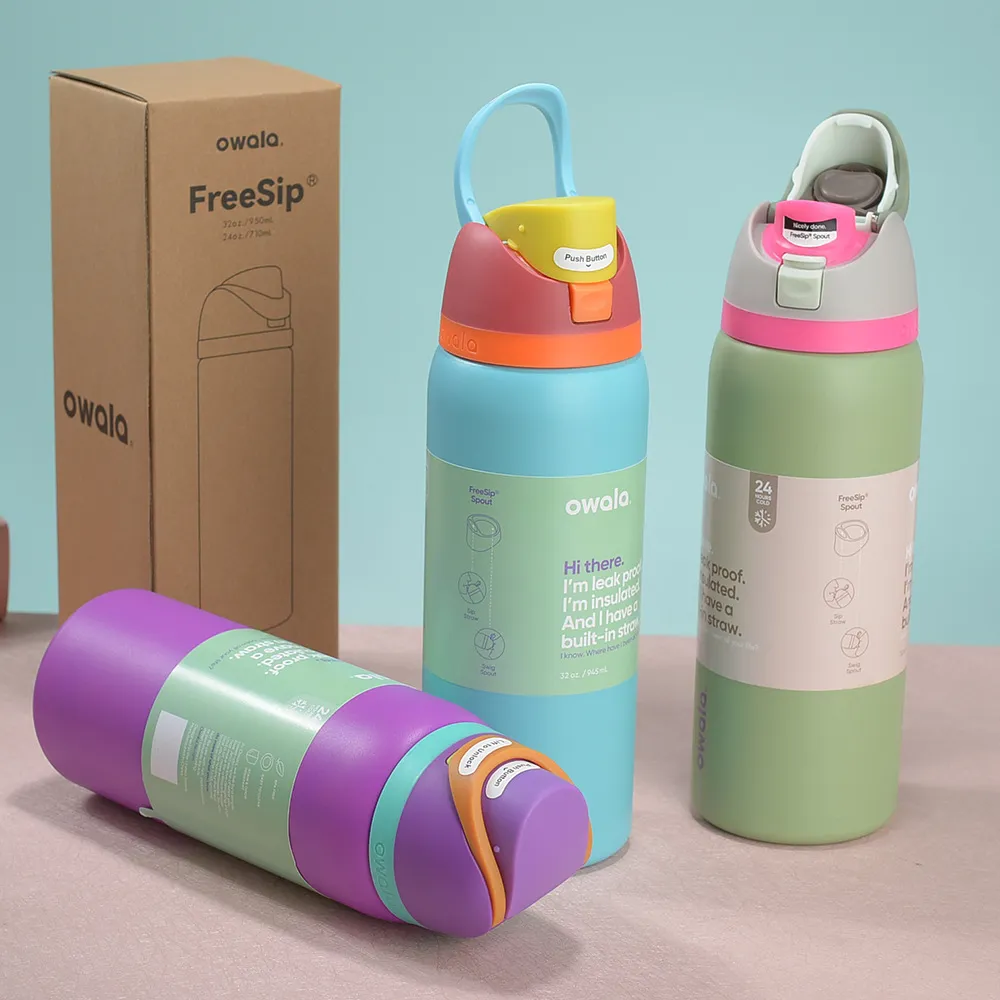 Chaleira esportiva para frutas - 700ml ｜ Canudo e alça ｜ Estética UE_voghion.com