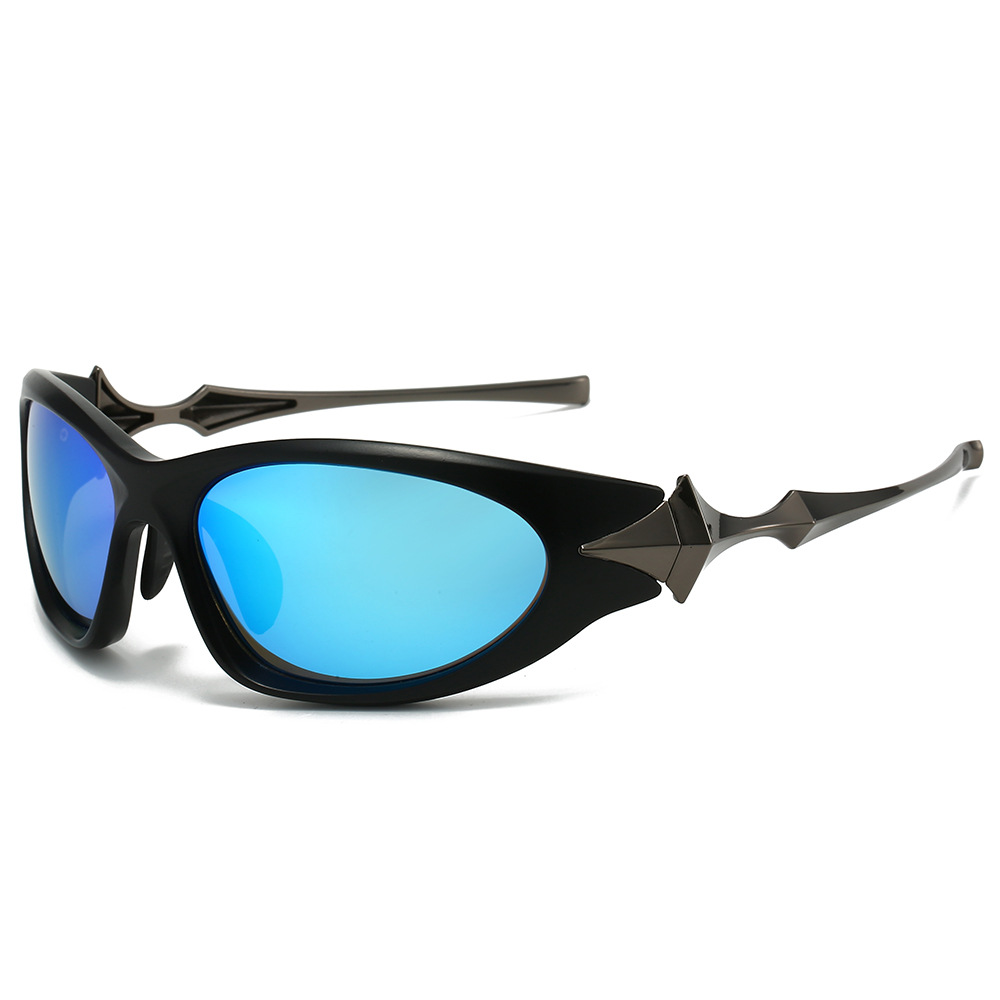 Futuristic Four Corner Star Sunglasses Y2k Cyberpunk Style_voghion.com