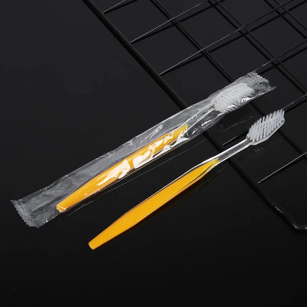 100 Individual Packaged Bulk Disposable Travel Soft Bristle Toothbrushes Single Pack Camping 241125_voghion.com
