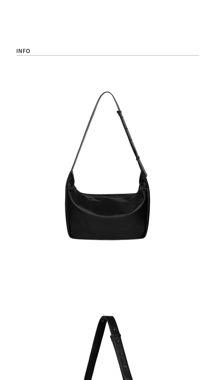 Corea del Sur Color sólido 2024 nuevo bolso de viaje para el aula de un hombro de gran capacidad de cara suave, bolso cruzado único_voghion.com