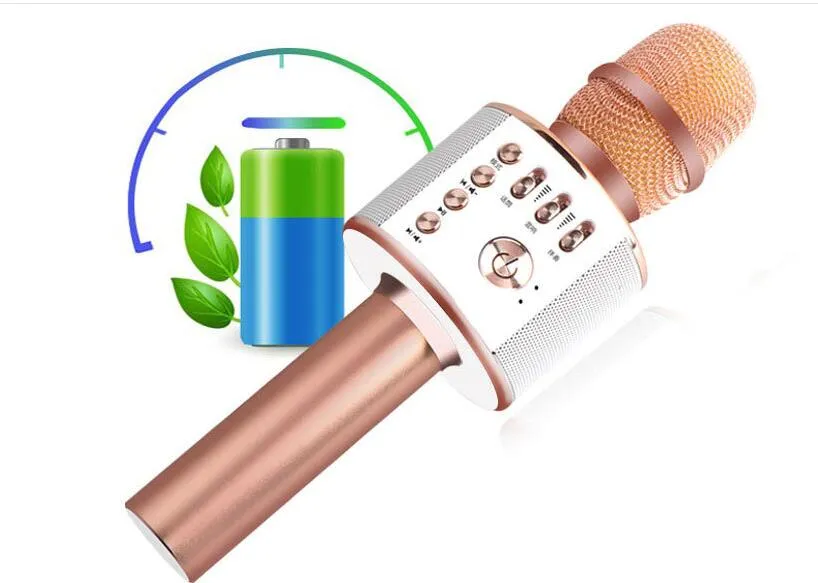 K38 4 Colors For Wireless Bluetooth Karaoke Microphone Handheld KTV Home Mic Speaker Player Professional Microphones_voghion.com