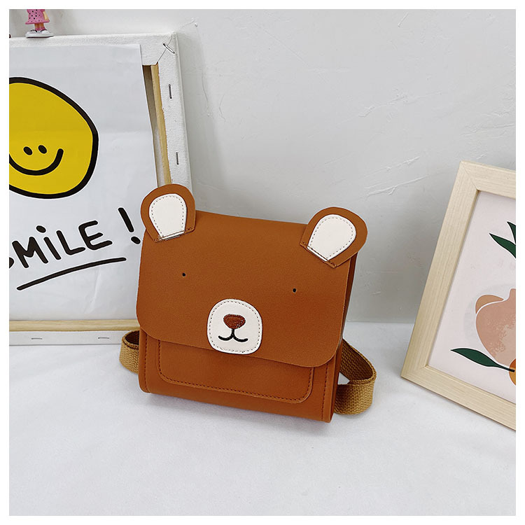 ins nuova borsa per bambini moda versione coreana retrò simpatico orso zaino asilo zaino per bambini_voghion.com