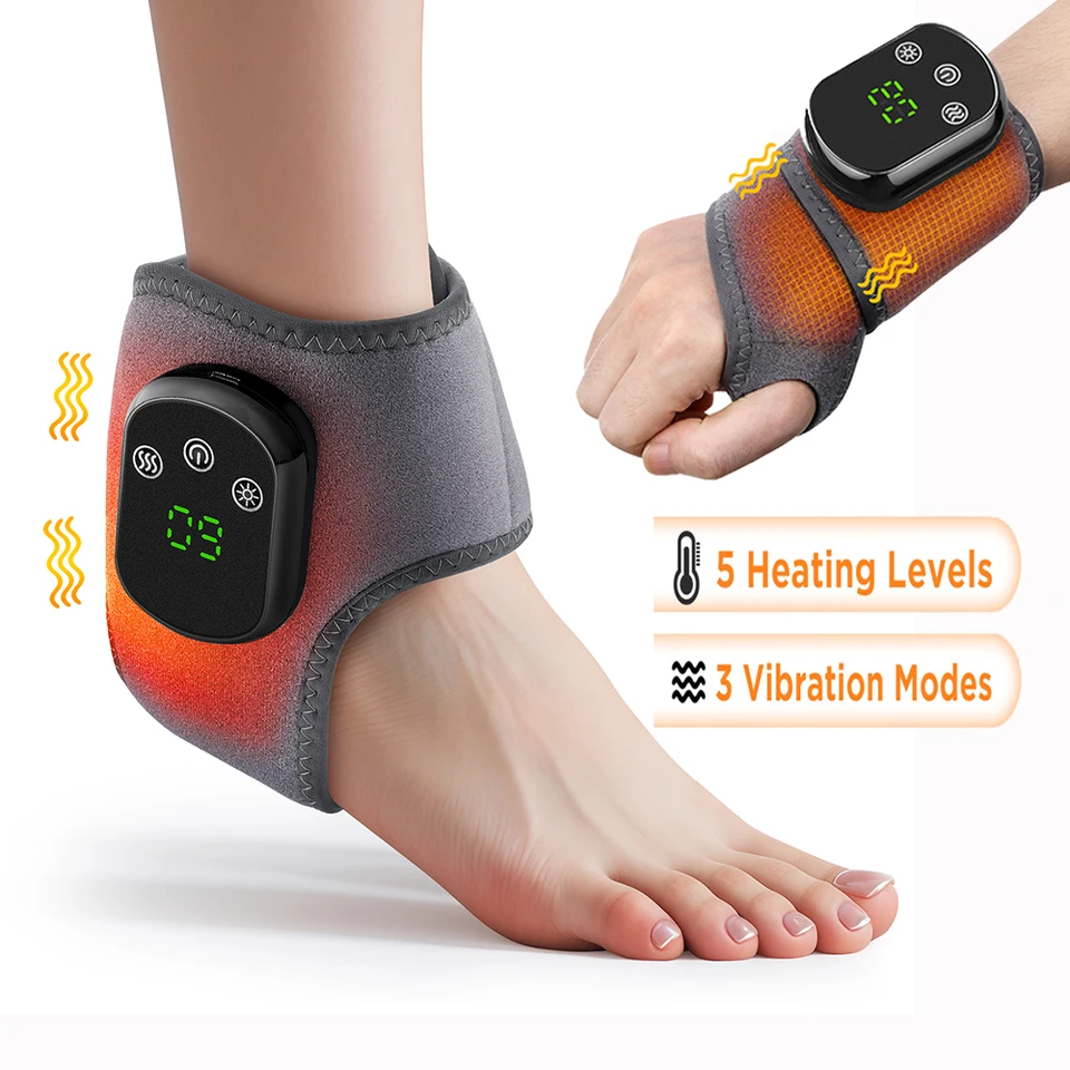 Electric Foot And Hand Massager With Heat And Vibration Therapy_voghion.com