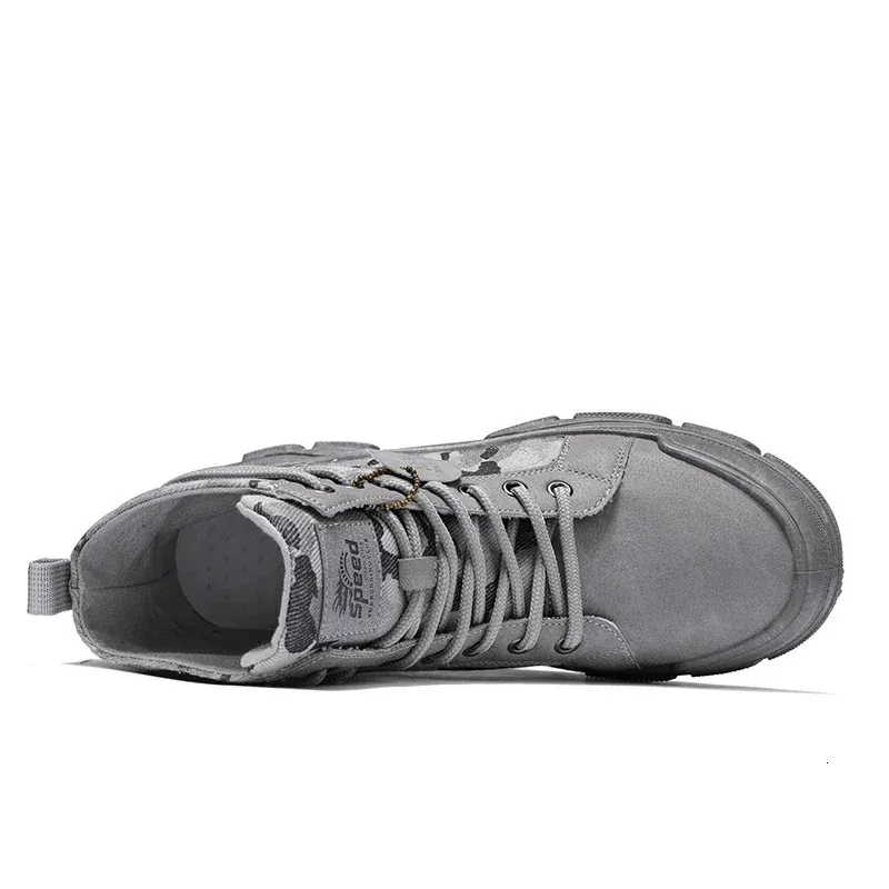 Herren Wanderschuhe Atmungsaktiv Camouflage Freizeit Stiefel_voghion.com