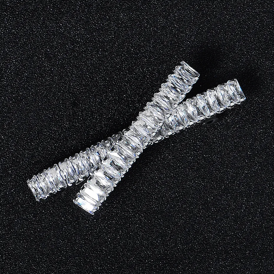 Miallo Modische Haarspange mit Zirkonia, Blatt-Clips für Frauen, Accessoires für Brautjungfern, Hochzeit, Haarschmuck, Party, Braut_voghion.com