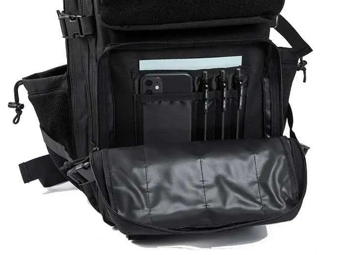 Zaino tattico QT QY 25L/45L per uomo e donna, per sopravvivenza all'aperto, piccolo zaino scolastico, con bottiglia_voghion.com