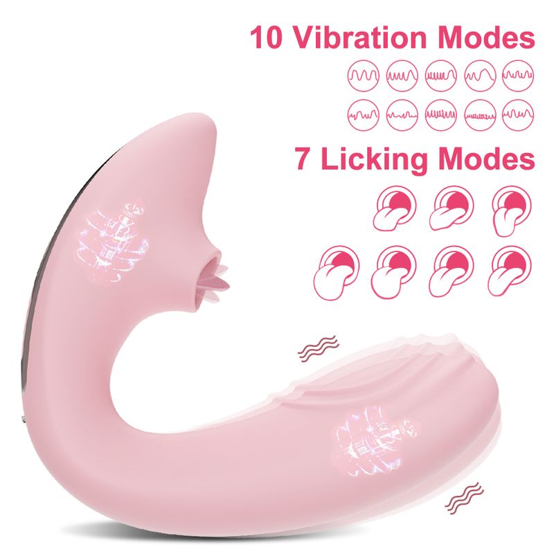 Kliitori keele lakkumise vibraatorid naistele kliitori lakkumise stimulaator dildo seksimänguasjad Kaubad täiskasvanutele_voghion.com