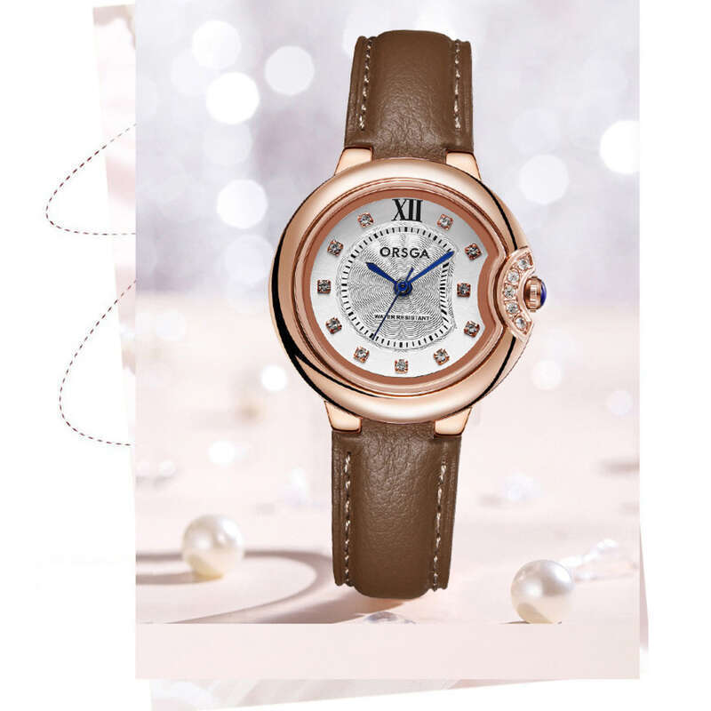 ORSGA High-End-Damenmode Ballonblau Eingelegter Diamant Wasserdicht Lässig Leicht Luxus Klassische Quarzuhr Für Damen_voghion.com