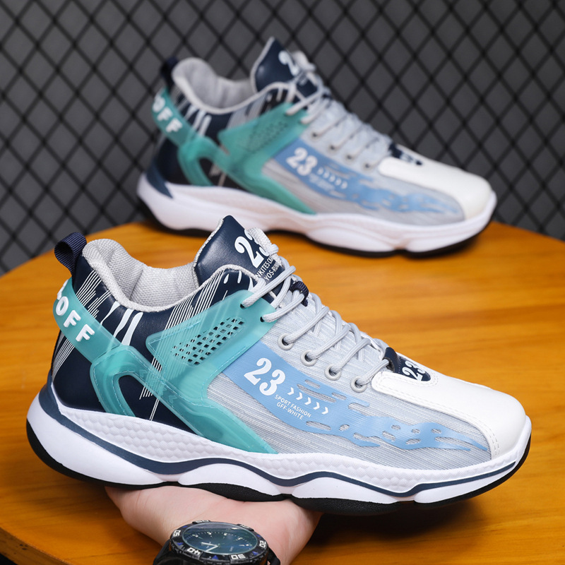 Scarpe da running uomo leggere con suola spessa_voghion.com