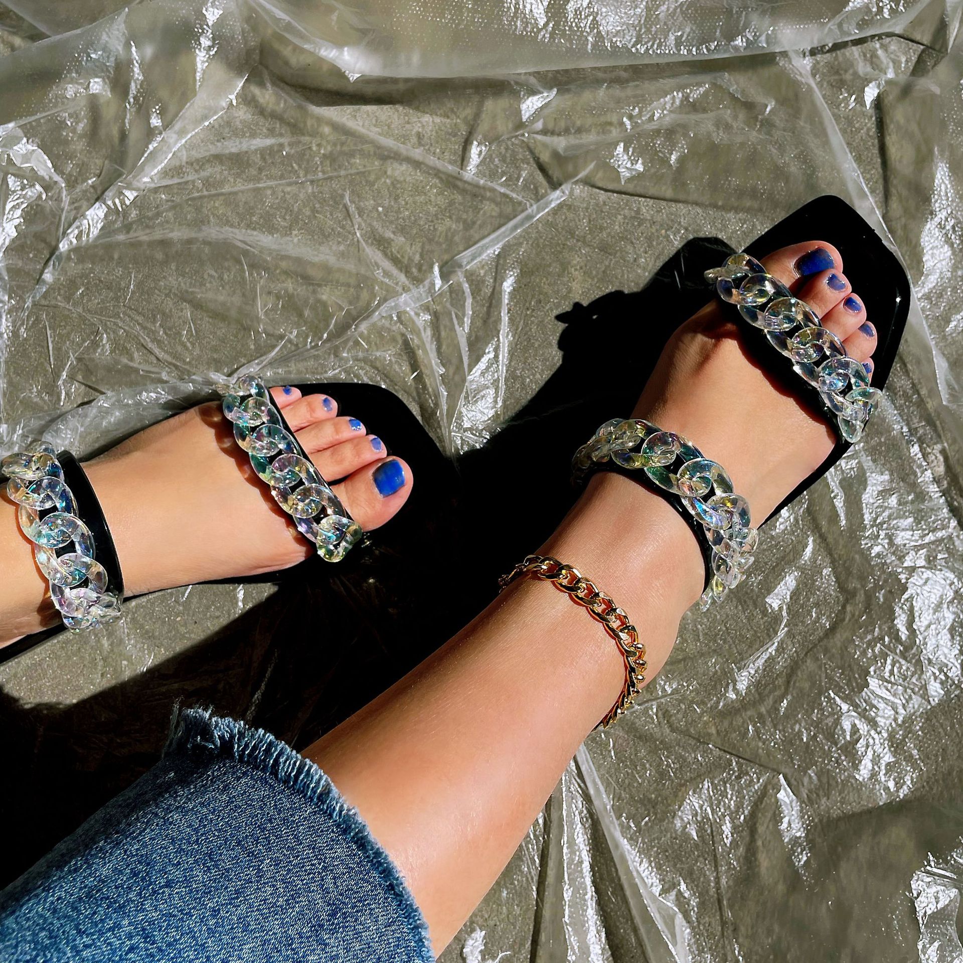 Nuova moda estiva da donna in grandi pantofole piatte_voghion.com