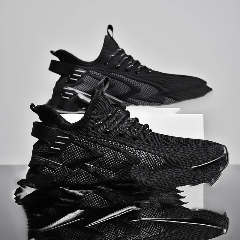 New spring and summer mesh surface breathable sports men's casual trend running shoes_voghion.com