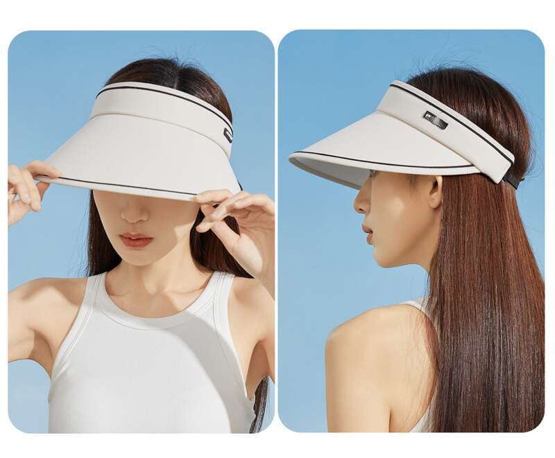 Cappello anti-ultravioletti con tesa larga, estivo da donna, con parte superiore cava,_voghion.com