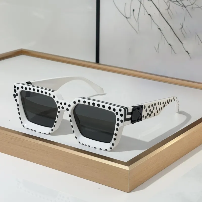 Millonario gafas de sol gafas de sol mujeres M96006WN Hardware pulido artesanía moda brillante oro anti-ultravioleta placa retro_voghion.com