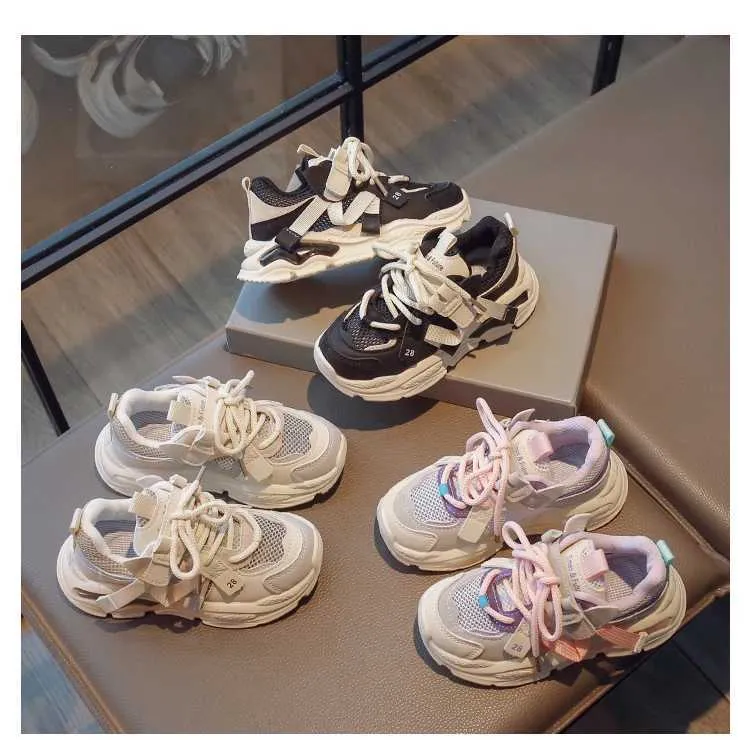 Atletische Outdoor Kinderen Mesh Ademend TPR Casual Sneakers Sport Peuter Jongens Meisjes Hardloopschoenen Kinderen Tennis 36_voghion.com
